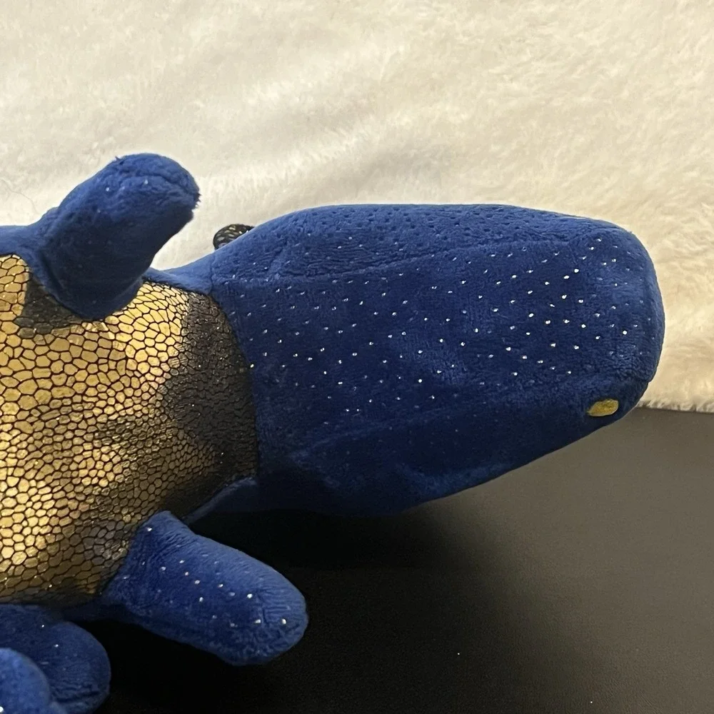 TY Beanie Boos SAFFIRE Sapphire Blue Dragon Plush Retired Multicolor Toy 2021
